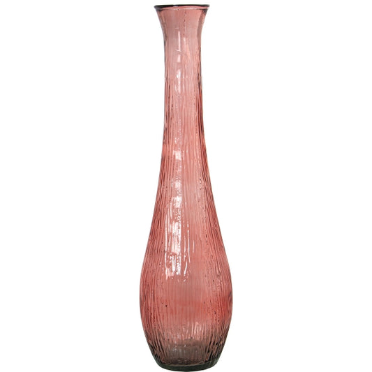 Floor vase Alexandra House Living Pinkki Kristalli 24 x 24 x 90 cm