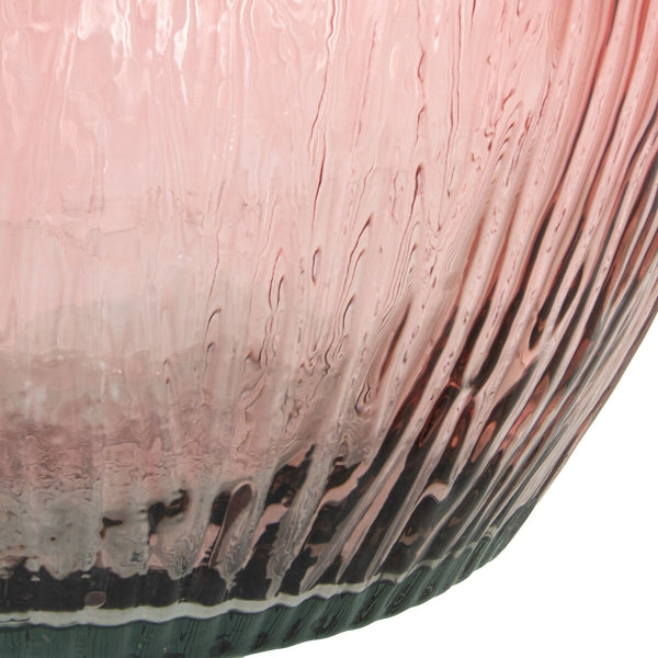 Floor vase Alexandra House Living Pinkki Kristalli 30 x 30 x 70 cm