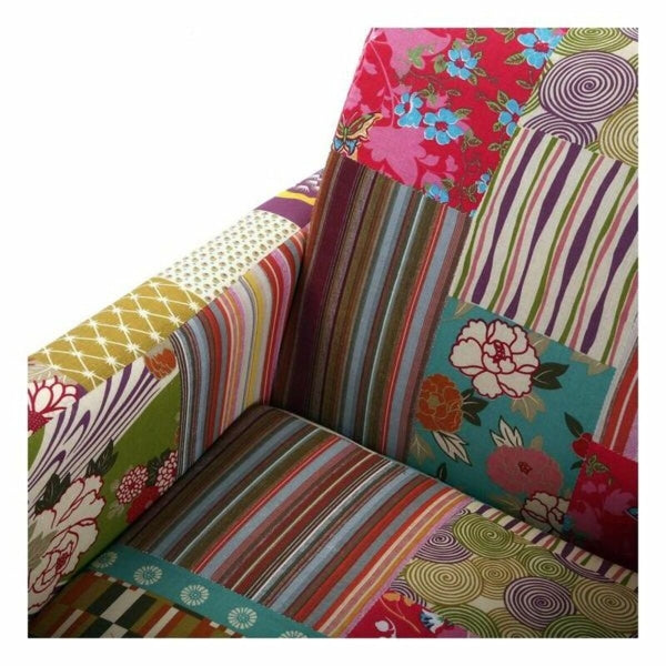 Nojatuoli Versa Patchwork Puuvilla (77 x 71 x 65 cm)